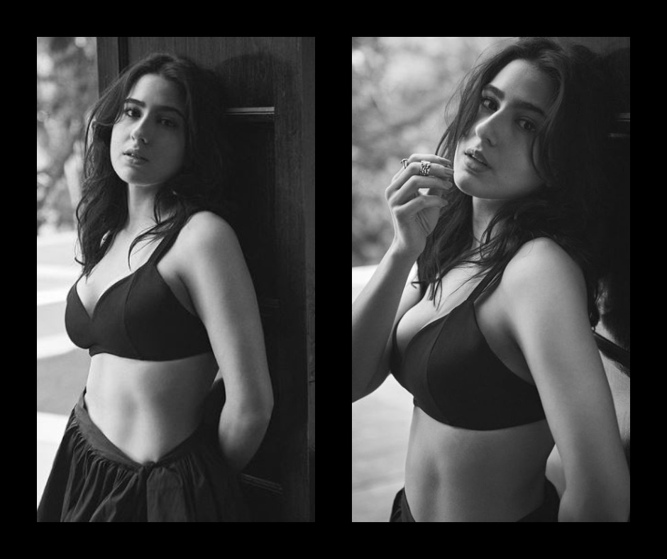 Sara Ali Khans Sensuous Black And White Photoshoot Bewitches Everyone Fans Go Wow See Photos 